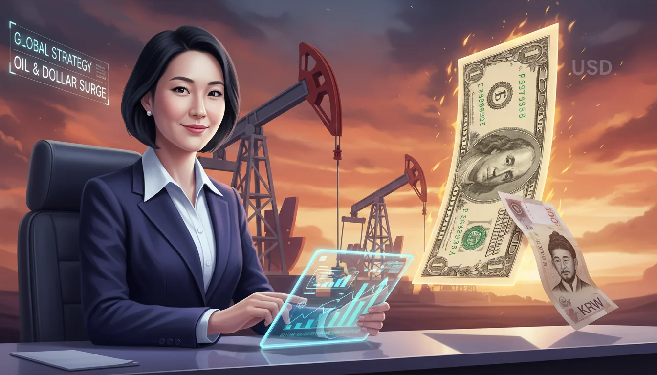 고유가와 고환율 위기 속에서 재테크를 분석하는 전문가 1