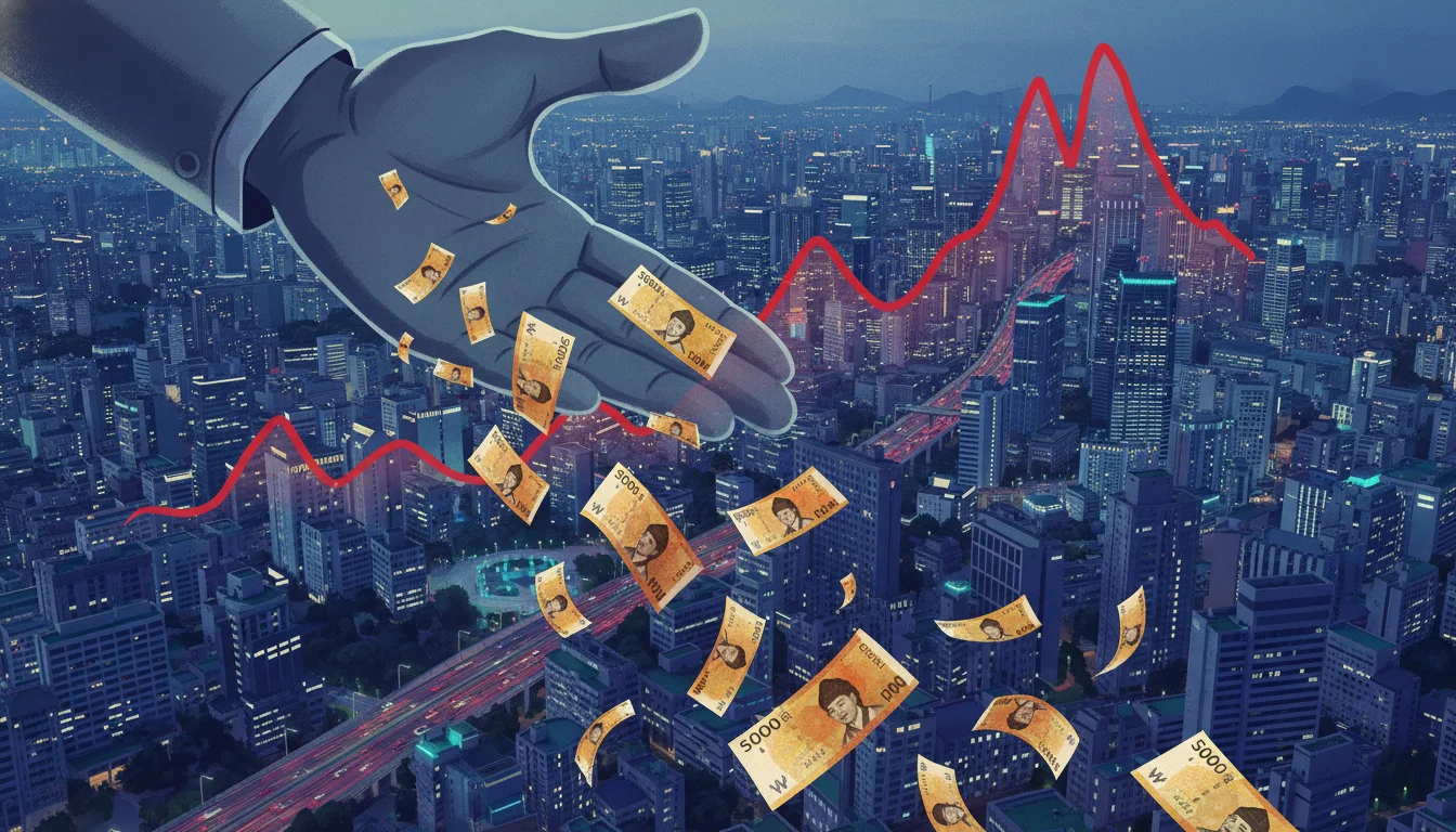 서울 야경 위로 뿌려지는 돈, 인플레이션과 재정 압박 1