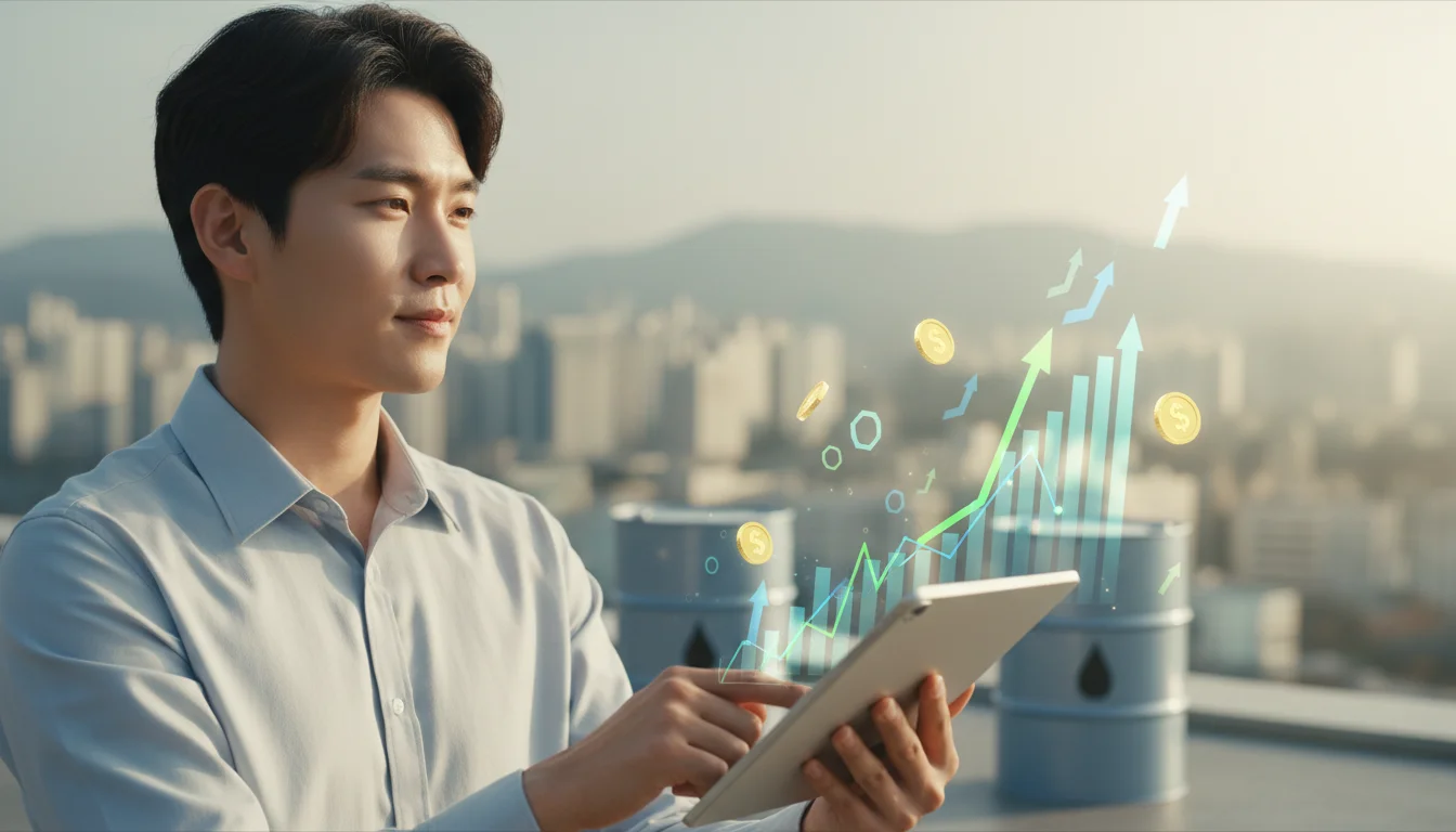 국제유가 하락 수혜주 분석하는 초보 투자자 1